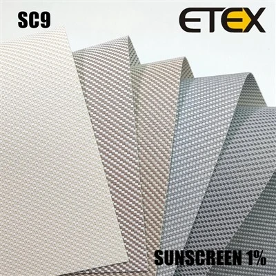 SC9 1% New Design Sunscreen Blinds Fabrics Personvernbeskyttelse